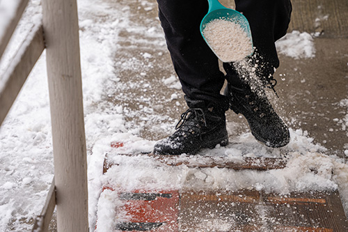 What are Alternatives to Rock Salt for Melting Ice on Driveways?